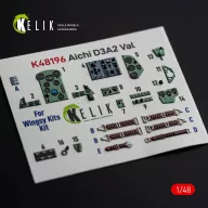   Kelik Aichi D3A2 Val - interior 3D decals for Wingsy Kits 1:48 (K48196)
