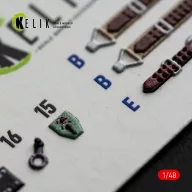   Kelik Aichi D3A2 Val - interior 3D decals for Wingsy Kits 1:48 (K48196)