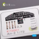 Kelik AN-2 Colt interior 3D decals for Trumpeter kit 1:72 (K72001)