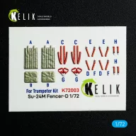   Kelik SU-24M interior 3D decals for Trumpeter kit 1:72 (K72003)
