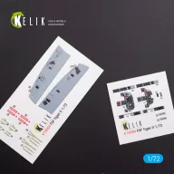   Kelik F-5F Tiger II full interior 3D decals for Dream Model kit 1:72 (K72004)