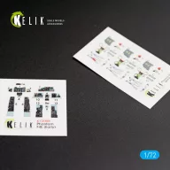   Kelik F-4E Phantom II interior 3D decals for FineMolds kit 1:72 (K72008)