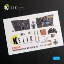 Kelik BF109-10G interior 3D decals for Fine Molds kit 1:72 (K72010)