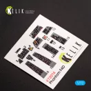 Kelik F-4D Phantom II interior 3D decals for FineMolds kit 1:72 (K72014)