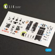   Kelik JASDF F-2A Fighter interior 3D decals for FineMolds kit 1:72 (K72015)