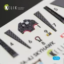 Kelik TA-4J Skyhawk interior 3D decals for Fujimi/Hobby 2000 kit 1:72 (K72018)