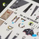 Kelik TA-4J Skyhawk interior 3D decals for Fujimi/Hobby 2000 kit 1:72 (K72018)