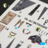   Kelik TA-4J Skyhawk interior 3D decals for Fujimi/Hobby 2000 kit 1:72 (K72018)