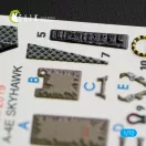 Kelik A-4E Skyhawk interior 3D decals for Fujimi/Hobby 2000 kit 1:72 (K72019)