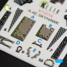 Kelik A-4E Skyhawk interior 3D decals for Fujimi/Hobby 2000 kit 1:72 (K72019)