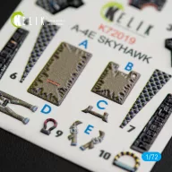   Kelik A-4E Skyhawk interior 3D decals for Fujimi/Hobby 2000 kit 1:72 (K72019)