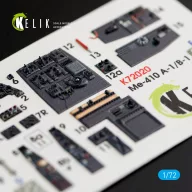   Kelik Me-410 A-1/B-1 interior 3D decals for Fine Molds kit 1:72 (K72020)