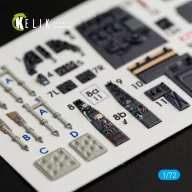   Kelik Me-410 A-1/B-1 interior 3D decals for Fine Molds kit 1:72 (K72020)