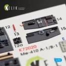 Kelik Me-410 A-1/B-1 interior 3D decals for Fine Molds kit 1:72 (K72020)