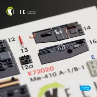   Kelik Me-410 A-1/B-1 interior 3D decals for Fine Molds kit 1:72 (K72020)
