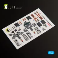   Kelik Tornado F Mk.3 Firebird interior 3D decals for Hasegawa 1:72 (K72021)