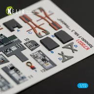   Kelik Tornado F Mk.3 Firebird interior 3D decals for Hasegawa 1:72 (K72021)