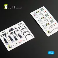   Kelik RF-4EJ Phantom II interior 3D decals for Fine Molds kit 1:72 (K72022)