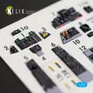 Kelik RF-4EJ Phantom II interior 3D decals for Fine Molds kit 1:72 (K72022)