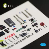   Kelik Hawker Tempest Mk.V interior 3D decals for Airfix kit 1:72 (K72023)