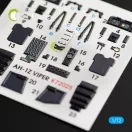 Kelik AH-1Z Viper interior 3D decals for Dream Model kit 1:72 (K72025)