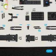   Kelik UH-1Y Venom interior 3D decals for Dream Model kit 1:72 (K72026)
