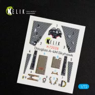   Kelik A-4M Skyhawk interior 3D decals for Fujimi/Hobby 2000 kit 1:72 (K72028)