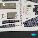 Kelik A-4M Skyhawk interior 3D decals for Fujimi/Hobby 2000 kit 1:72 (K72028)