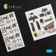   Kelik F-4(B,N) Phantom II interior 3D decals for Hasegawa kit 1:72 (K72029)