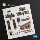 Kelik F-4(B,N) Phantom II interior 3D decals for Hasegawa kit 1:72 (K72029)