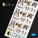 Kelik F-4(B,N) Phantom II interior 3D decals for Hasegawa kit 1:72 (K72029)