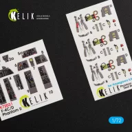   Kelik F-4(C,D) Phantom II interior 3D decals for Hasegawa kit 1:72 (K72031)