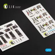   Kelik F-4(C,D) Phantom II interior 3D decals for Hasegawa kit 1:72 (K72031)