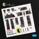 Kelik F-4(C,D) Phantom II interior 3D decals for Hasegawa kit 1:72 (K72031)
