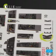   Kelik F-4(C,D) Phantom II interior 3D decals for Hasegawa kit 1:72 (K72031)