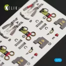 Kelik F-4EJ Kai Phantom II interior 3D decals for Hasegawa kit 1:72 (K72032)