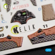   Kelik A-4F Skyhawk interior 3D decals for HobbyBoss kit 1:72 (K72033)