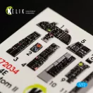 Kelik RF-4E Phantom II interior 3D decals for Hasegawa kit 1:72 (K72034)