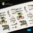 Kelik RF-4E Phantom II interior 3D decals for Hasegawa kit 1:72 (K72034)