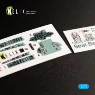   Kelik SU-27 interior 3D decals for Trumpeter kit 1:72 (K72040)