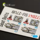 Kelik SU-27UB interior 3D decals for Trumpeter kit 1:72 (K72041)
