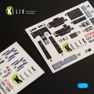   Kelik OV-10A Bronco interior 3D decals for ICM kit 1:72 (K72042)