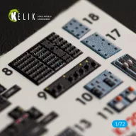   Kelik OV-10A Bronco interior 3D decals for ICM kit 1:72 (K72042)