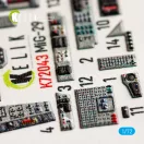 Kelik MiG-29 Fulcrum-A 9-12 interior 3D decals for GWH kit 1:72 (K72043)
