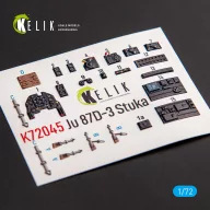   Kelik Junkers Ju 87D-3 Stuka - Interior 3D Decal for Special Hobby kit 1:72 (K72045)