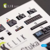   Kelik Junkers Ju 87D-3 Stuka - Interior 3D Decal for Special Hobby kit 1:72 (K72045)