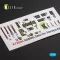 Kelik A6M2B Zero - interior 3D decals for Tamiya kit 1:72 (K72046)