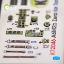 Kelik A6M2B Zero - interior 3D decals for Tamiya kit 1:72 (K72046)
