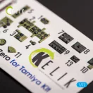 Kelik A6M2B Zero - interior 3D decals for Tamiya kit 1:72 (K72046)
