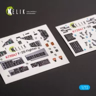   Kelik JASDF F-2B Fighter interior 3D decals for FineMolds kit 1:72 (K72047)